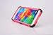 Cush Cases Heavy Duty Rugged Cover Case for Samsung Galaxy S5 Smart Phone - Pink (This case Will NOT fit S5 Active)