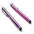 Bargains Depot® (Purple & Pink) 2 pcs (2 in 1 Off Combo Pack) Capacitive Stylus/styli Common Touch Screen Pen for Tablet PC Computer : Elsse 4.3 Inch Scribbling, MSI WindPad 110W 10 Inch Scratch pad, NABI FUHUNABI A 7 Inch 4GB Tablet, Epad 7 Inch Android 