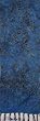 Scarf, Rayon Batik - Geckos on Blue