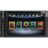 POWER ACOUSTIK PD-622NB Inteq Double DIN Multimeadia Indash Source with 6.5-Inch Screen, iPod Certified Input