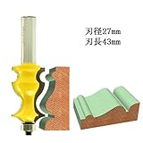 dm08004　フェイスモールディングカッター・ルータービット1/2Microtungsten carbide