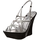 Bebe Womens Solaris Platform Sandal,Silver/Black,8 M US 41wtI1ShdiL. SL160 Bebe Womens Solaris Platform Sandal,Silver/Black,8 M US
