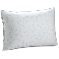 Calvin Klein Clover Print Gusseted Pillow, Firm Density, 18-1/2 by 26-1/2 by 1-1/2-Inch