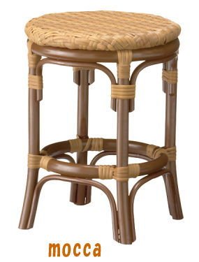 ROUND STOOL NEW GRETTA （MOCCA色） AGS-525 