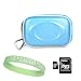 Light Blue Eva Slim Carrying Case For Canon Digital Camera Models: Canon SD890IS Canon SD950IS Canon SD1100IS Canon SD790IS PowerShot SD1000 PowerShot SD750 PowerShot SD800 IS PowerShot SD900 PowerShot SD600 PowerShot SD630 PowerShot SD700 IS PowerShot SD450 PowerShot SD500 PowerShot SD300 PowerShot SD400 PowerShot SD430 Powershot SD30 PowerShot SD40 + 4GB Memory Card + Live*Laugh*Love Wristband!!!