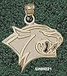 Un Of New Hamp New Wildcat Head 5/8" Charm/Pendant