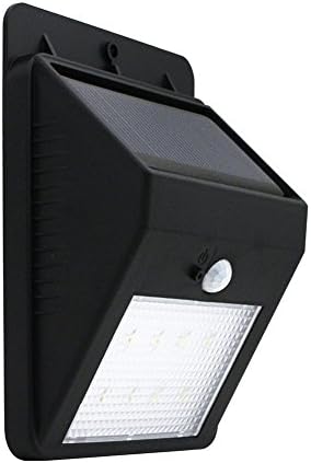Hopsong Bright Outdoor LED Light Solar Energy Powered - Weatherproof - No Tools Required / For Patio, Deck, Yard, Garden, Home, Driveway, Stairs, Outside Wall / Wireless Exterior Security Lighting