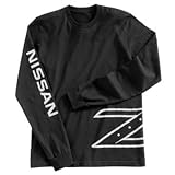 350Z Z Logo Black Long Sleeve Tee, XL