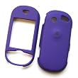 Pantech Matrix Pro C820 AT&T Rubberized Snap On Protector Hard Case Rubber Feel Cover Purple