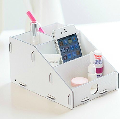 Luxury White Artwork Collection Pen Organizer Desk Sorter Room Dec DIY 4Cases