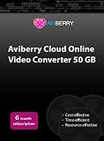 Aviberry Cloud Online Video Converter 50GB - 6 months subscription [Download]