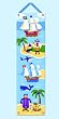 Pirates Canvas Growth Chart by Olive Kids