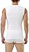 Underworks Cotton Concealer Compression Muscle Shirt Top, Small, White