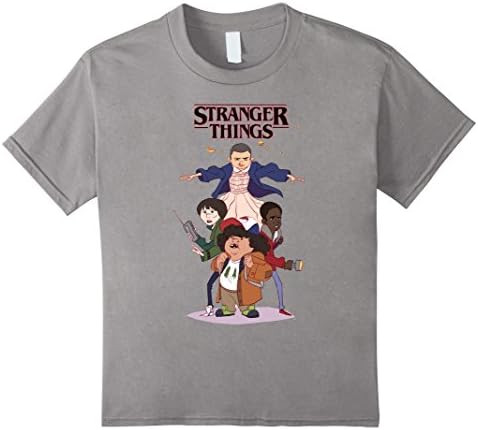 Kids Stranger &amp; Thing-s - The Friends T-Shirt 6 Slate
