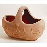 Alfresco Home 36-0107 Olas Basket in Terra Cotta
