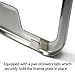 Slim Chrome Steel License Plate Frame with 4 Holes, Lifetime warranty