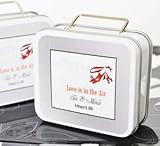 Love is in the Air Suitcase Tins - Baby Shower Gifts & Wedding Favors (Set of 72)
