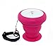 Shower Speaker, Portable Wireless FM Radio Speakers with Suction Cup for Shower Music Beach Pool Outdoor By ZDW (Pink)
