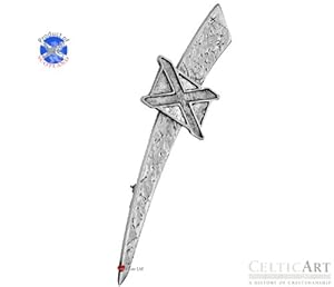 Celtic Art Sterling Silver Kilt Pin (KP065)