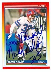 Mark Kelso autographed Football Card (Buffalo Bills)