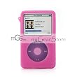 Hot Pink iPod Video Silicone Case for 30GB, 60GB, 80GB