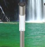 Eigenschaften Multistore 2002  / 2 Stück Solarlampen Edelstahl 72cm