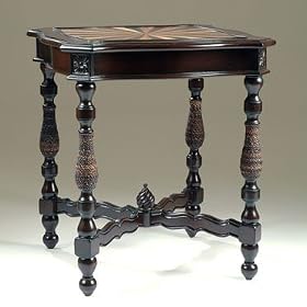 Antique Mahogany Accent Table by Armoires
