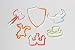 Zany Bandz Tye Dye Dragonz Glow in the Dark (24) Rubber Bandz