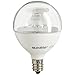 Sunlite LED G16.5 Globe Light Bulb, 5 Watts (40W Equivalent), 350 Lumens, Dimmable, Candelabra E12 Base, Short Bulbs, Vanity Bulbs, Clear, 1 Count