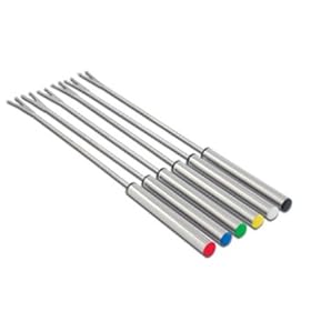 Cuisinox FON6STS Elite Fondue Forks with Colored Tips by Cuisinox