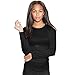 Duofold Women's Mid Weight Varitherm Thermal Shirt, Black, Large