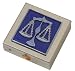 Scales of Justice Small Pill Box