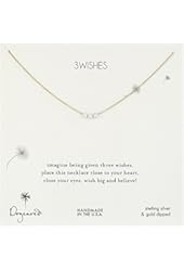 Dogeared 3 Wishes Gold-Plated Silver Stardust Bead Necklace