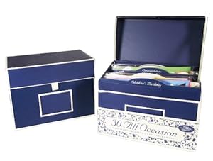 Value Set of 2 - 30 Handmade All Occasion Greeting Card Assortment with Decorative Reusable Organizer Boxes, 60 Total Cards