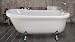 SanSiro SS67Air Whirlpool Air Jetted Clawfoot Bath Tub All Inclusive Package with Faucet, Drain etc.