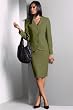 metrostyle V-Neck Skirtsuit