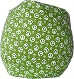 Bean Bag Peace Lime