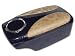 Produkt-Bild: FK Automotive FKMAL14 Mittelarmlehne FK Design 3 - universal Staufach mit Antirutsch Gummieinlage, Dosenhalter und Brillenbox, Kunststoff/Leder, schwarz/beige