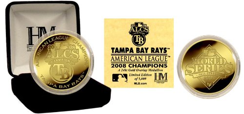 Buy Tampa Bay Rays '08 American League Champions 24KT Gold Coin by No manufacturer