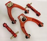 Civic Integra Del Sol Camber Kit Front & Rear Combo Red