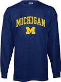 Michigan Wolverines Navy Perennial Long Sleeve T-Shirt