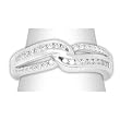 14K White Gold Diamond Ring/Band - 0.33 Ct.