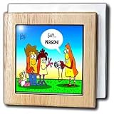 Cheese Photographers - 6 Inch Tile Napkin Holder