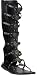 Men's Black Roman Soldier Sandals (Size:Lg 12-13)