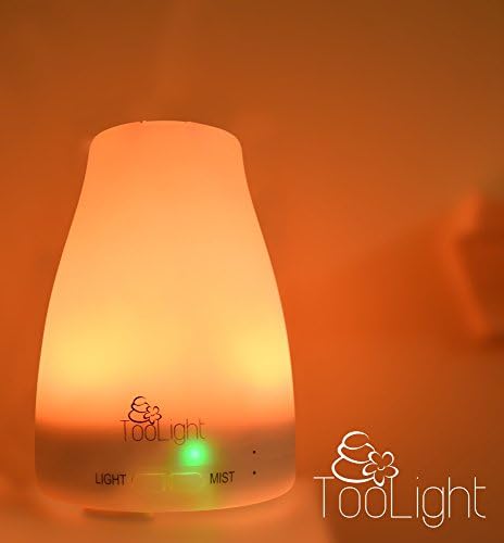 Aromatherapy Diffuser - Essential Oil Dispenser With Adjustable Mist Mode, LED Light, Automatic Shut Off - Portable Ultrasonic Aroma Diffuser Kit For Spa Aromatherapy To Relax, &amp; Calm By TooLight