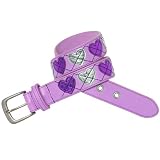 argyle heart belt