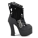 TUK Plateau-Boots STRAPPY SHORT black