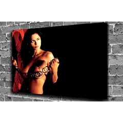 Sandra Ramirez Hollywood Film Model MDF Wood Mount Size:44" x 30" (111 x 76 cm)
