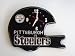PITTSBURGH STEELERS HELMET WALL CLOCK