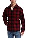 Irish Setter Men's Bird Camp Wool-Blend Field Coat (Red/Black Plaid, Medium)